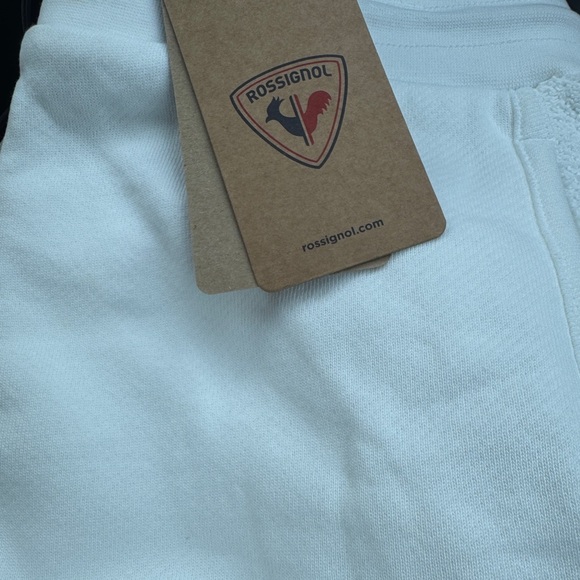 NWT Rossignol Rossi Shorts in white Sz L - Picture 3 of 7